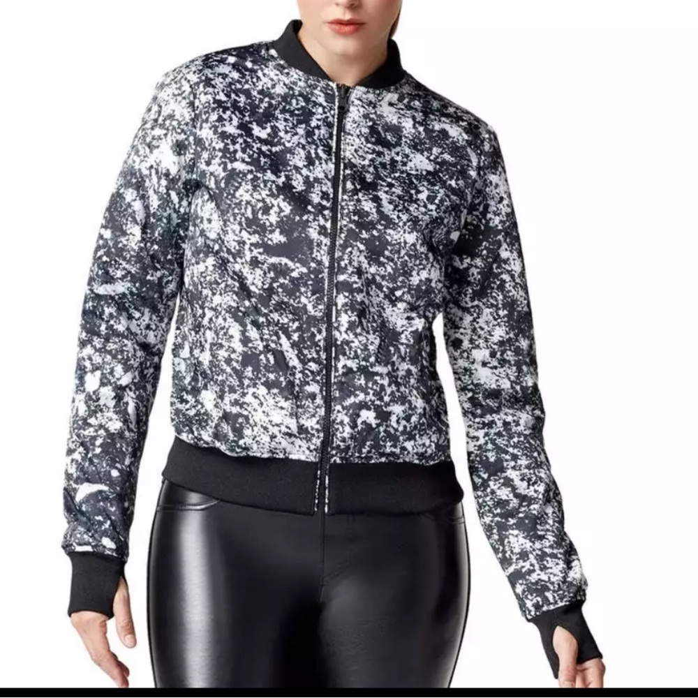 Blanc Noir‎ Reversible Bomber Jacket Quilted Women's Small